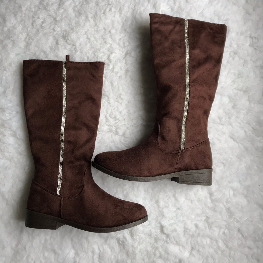 Brown Suede Boots